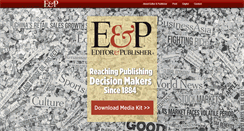 Desktop Screenshot of mediakit.editorandpublisher.com