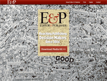Tablet Screenshot of mediakit.editorandpublisher.com